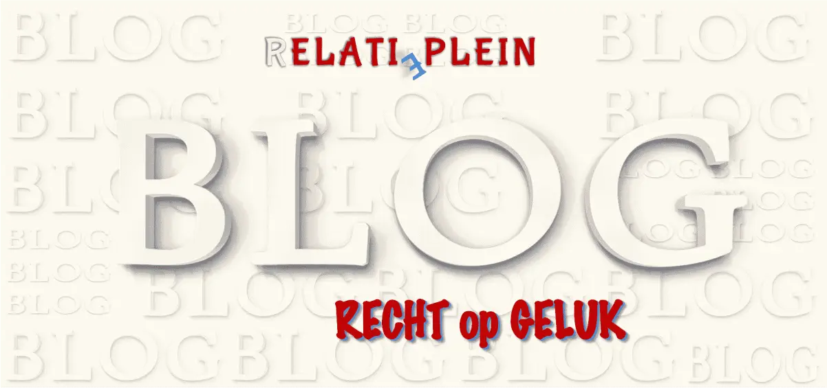 Relatie blog over Geluk hebben