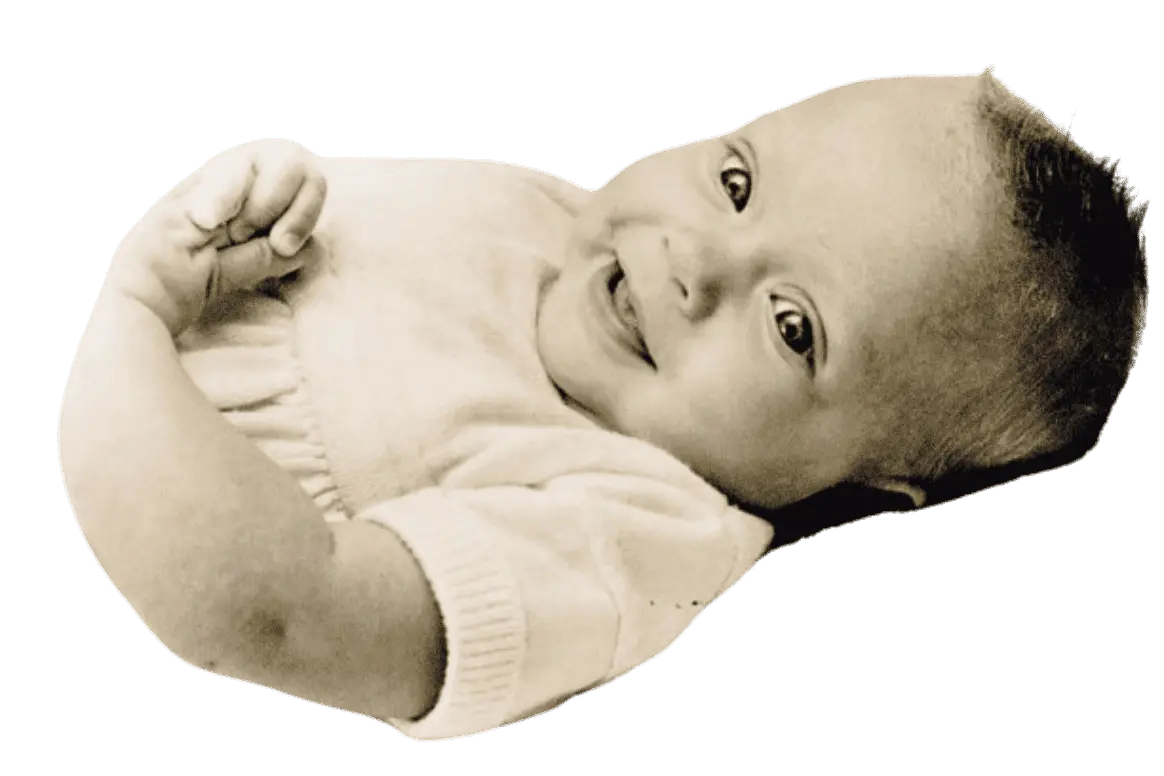 Thea als baby